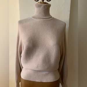 Pink Rose Oatmeal Turtleneck